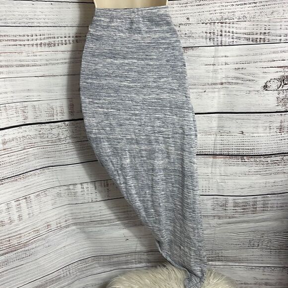 Romeo + Juliet couture skirt Womens size Small Asymmetrical stretch Heather Gray - Picture 5 of 10